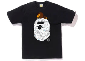 BAPE Space Camo Milo On Big Ape Tee Black FW21 (OSHAWA)