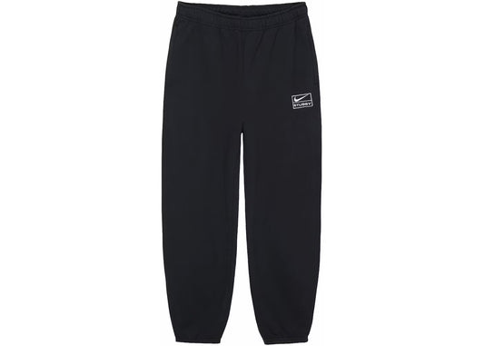 Nike x Stussy Washed Sweatpants Black