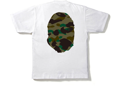 BAPE 1st Camo Big Ape Head Tee White/Green