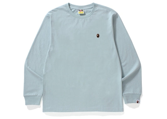 BAPE Ape Head One Point L/S Tee Sax