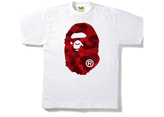 Bape tee Big Head Red camo