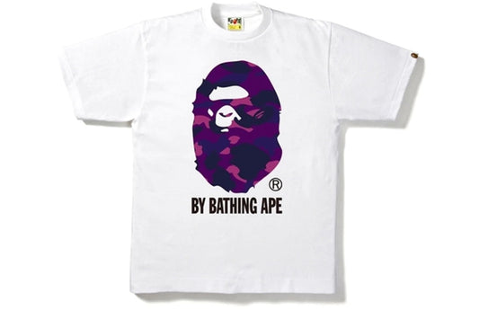 BAPE Color Camo By Bathing Tee White/Purple