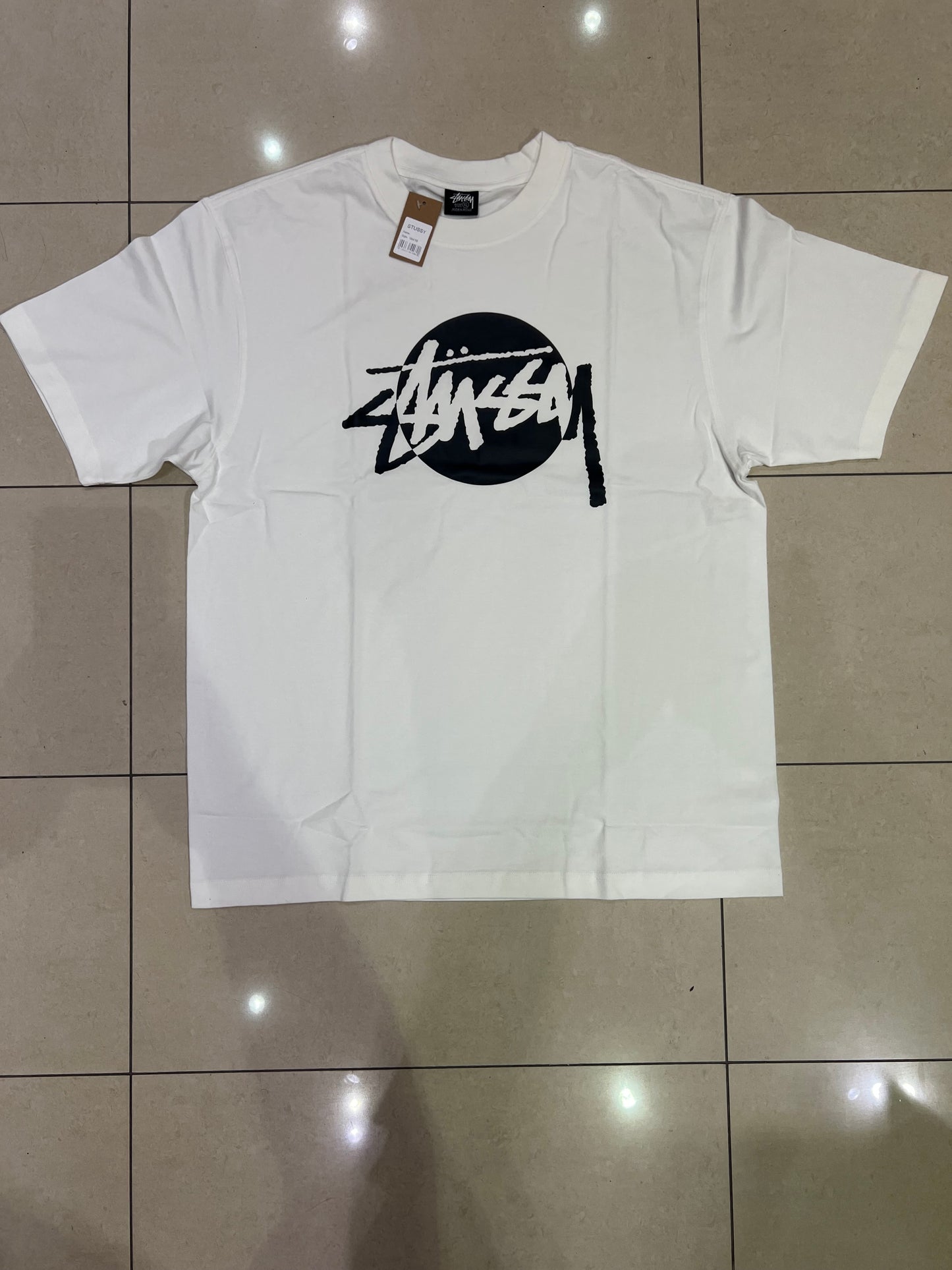 Stussy Full Moon White Tee