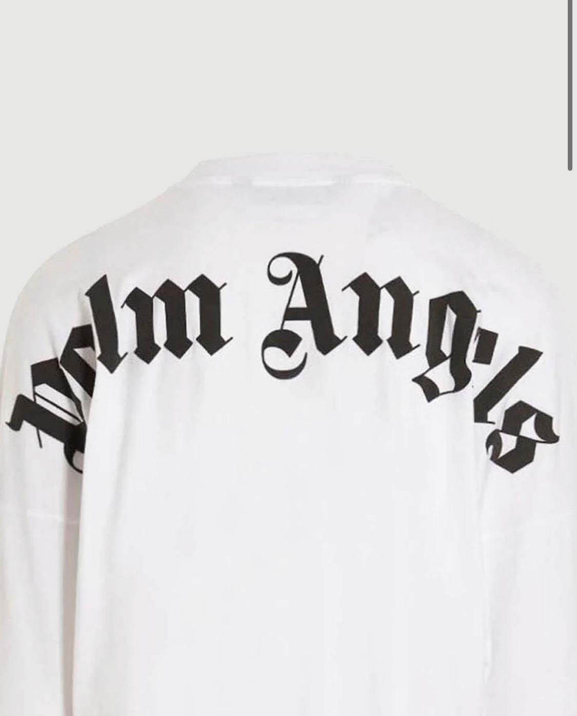 Palm Angels Classic Logo White Longsleeve