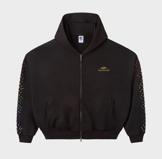 HMDD Crystal Zip-Up Hoodie