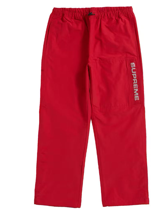 Supreme Heavy Nylon Pants Red