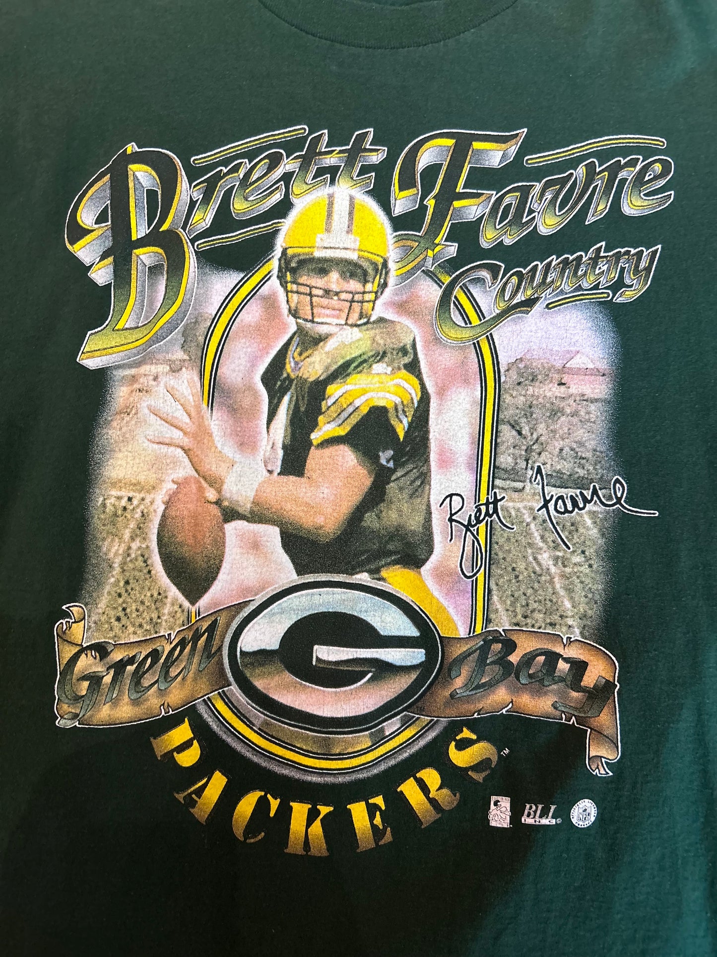 Vintage Green Bay Packers Brett Favre T-shirt