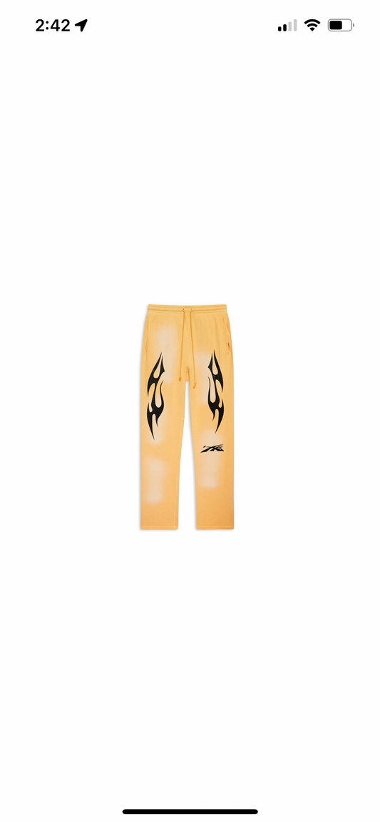 Hellstar Sports Sweatpants Yellow