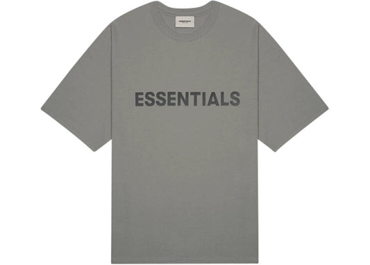 Fear of God Essentials Boxy T-Shirt Applique Logo Charcoal