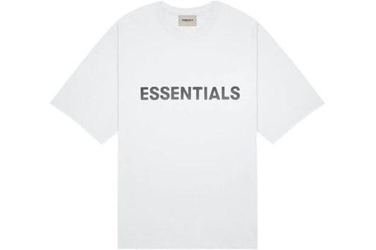 Fear of God Essentials Boxy T-Shirt Applique Logo White