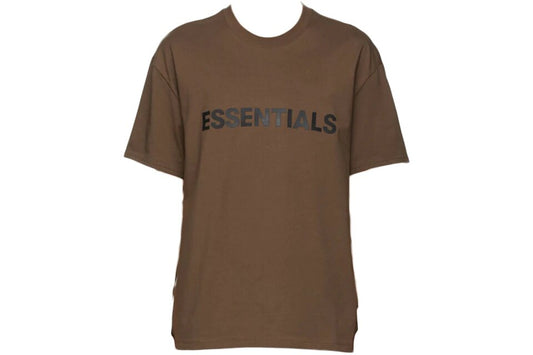 Fear of God Essentials x SSENSE Boxy T-Shirt Applique Logo Rain Drum