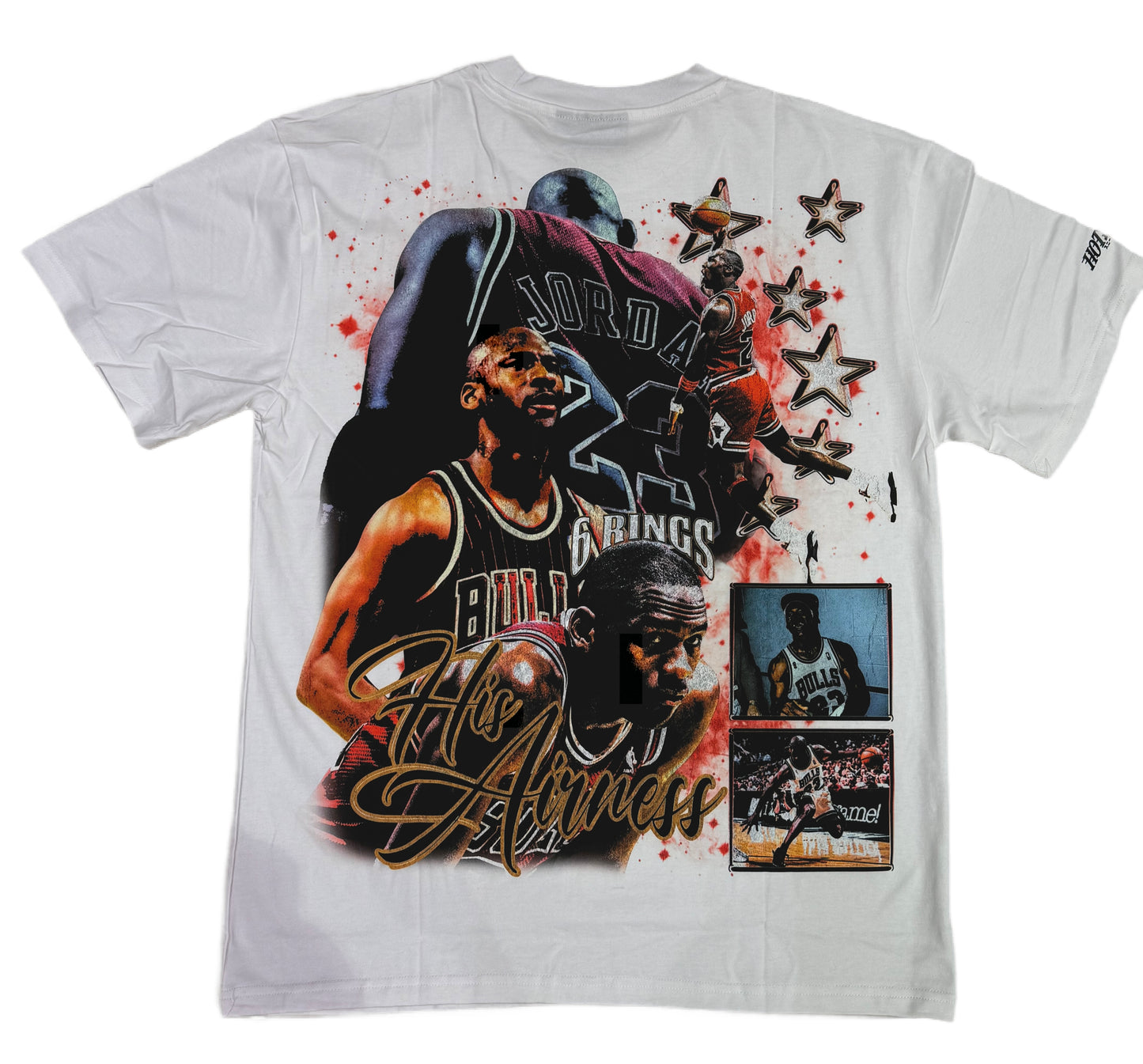 Hotbox MJ Champions Head Tee White