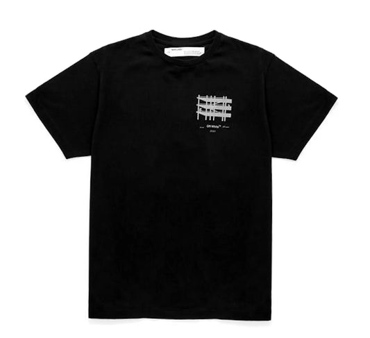 OFF-WHITE Industrial T-Shirt Black/Silver