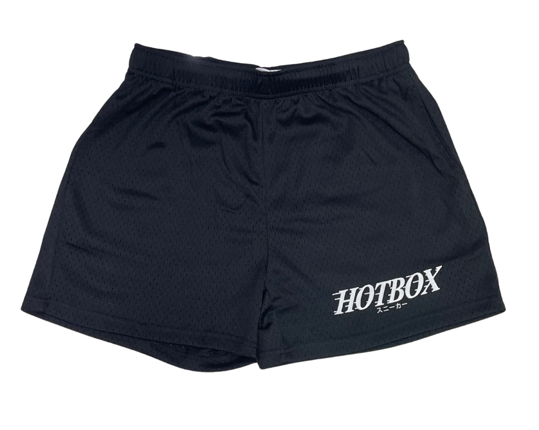 Hotbox Mesh Shorts Peace Black