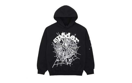 Sp5der OG Web Hoodie Black