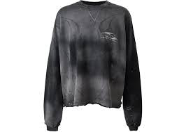 Hellstar Burned Tribal Oversize Crewneck