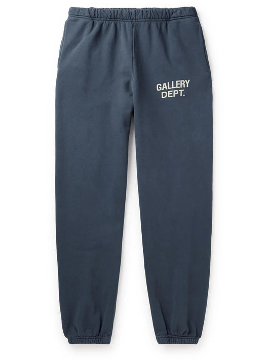 Gallery Dept Logo Sweatpants Navy Blue