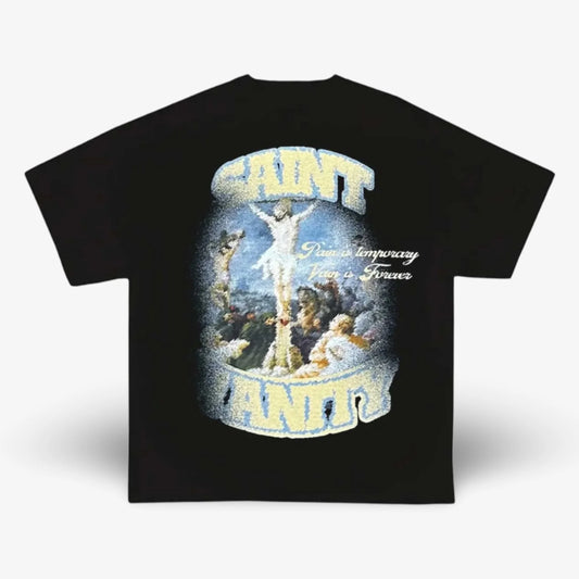 Saint Vanity Blurry Cross Tee Black