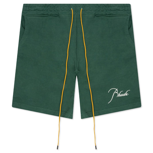 Rhude Heavyweight Sweat Shorts Green