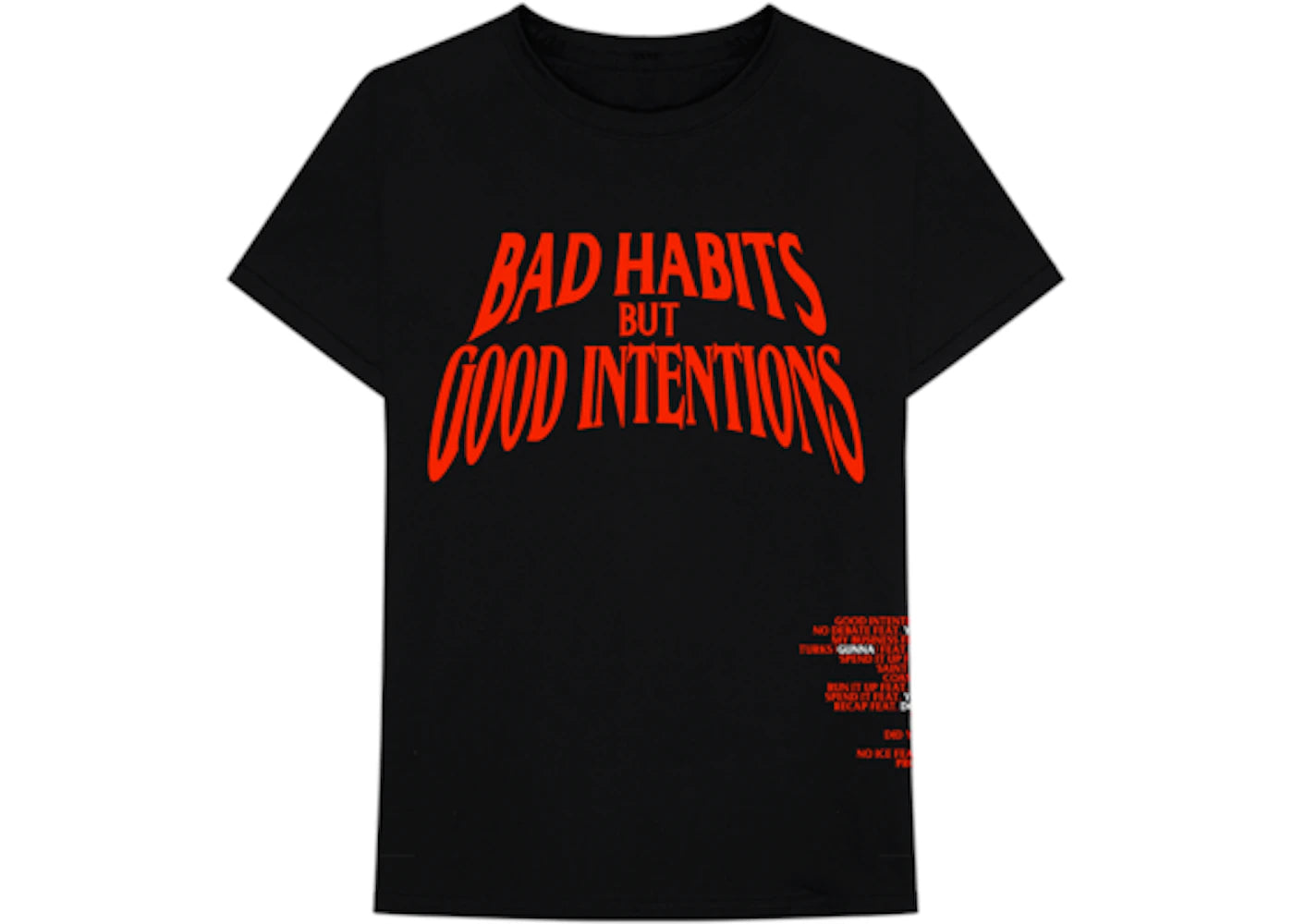 Nav x Vlone Bad Habits T-shirt (Black)