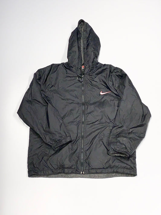 Vintage Nike Swoosh Thermal Jacket Black