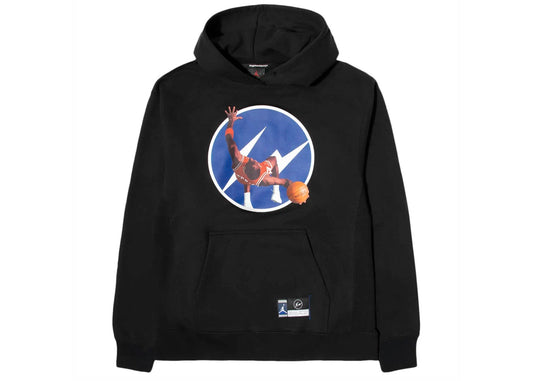 Jordan x Fragment Image Pullover Hoodie Black`
