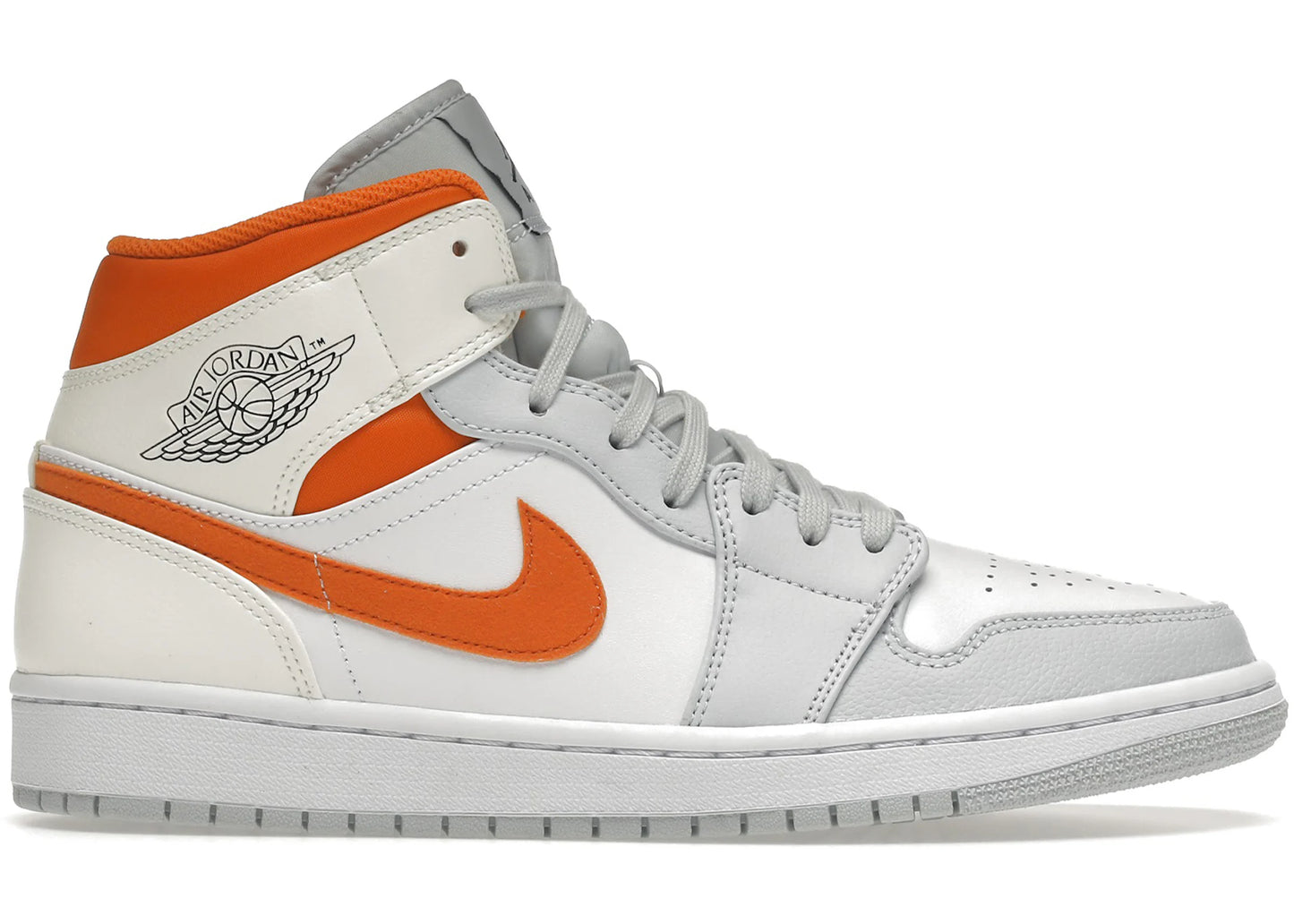 Jordan 1 Mid Starfish Pure Platinum