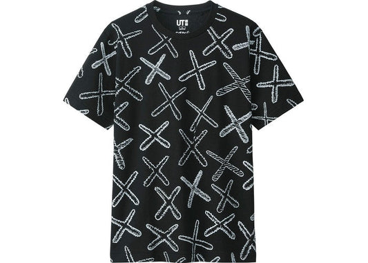 KAWS x Uniqlo All Over X Tee Black