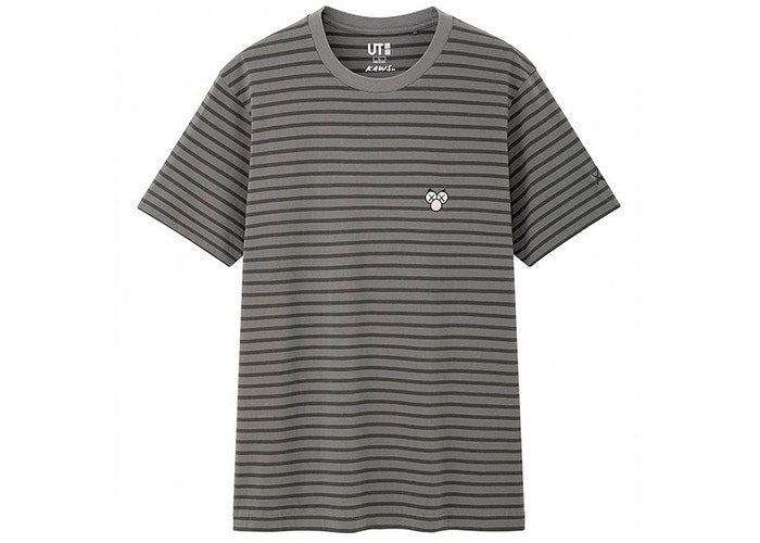KAWS x Uniqlo BFF Striped Tee (US Sizing) Dark Grey