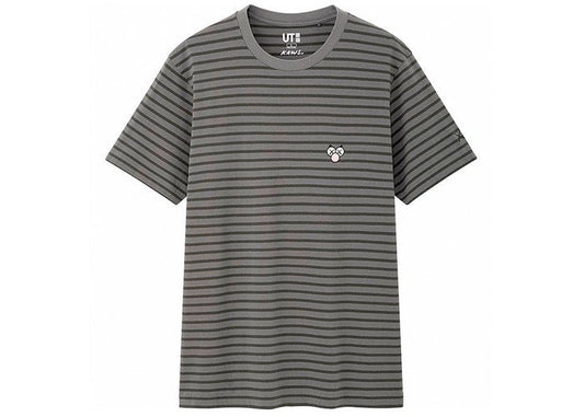 KAWS x Uniqlo BFF Striped Tee (US Sizing) Dark Grey