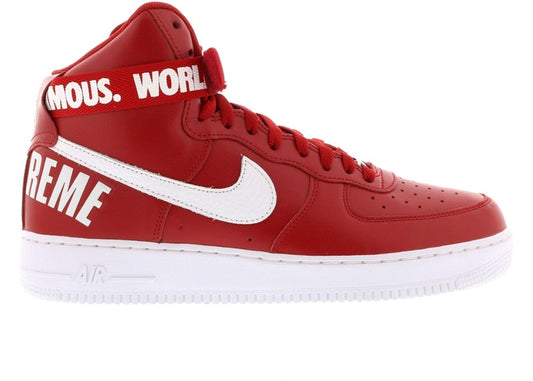 Air Force 1 High Supreme World Famous Red