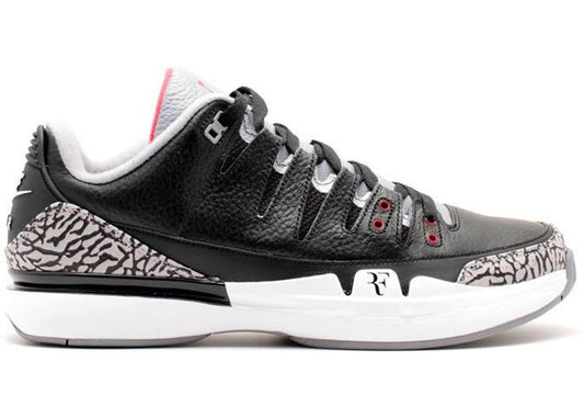 Nike Zoom Vapor AJ3 Black Cement