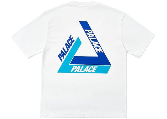 Palace Tri-Shadow T-Shirt White/Blue