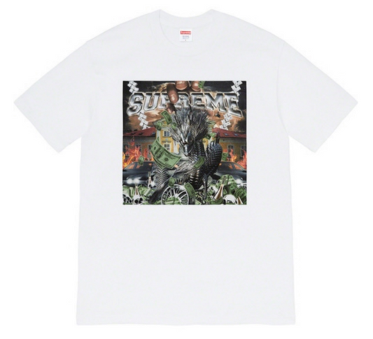 Supreme Dragon Tee White