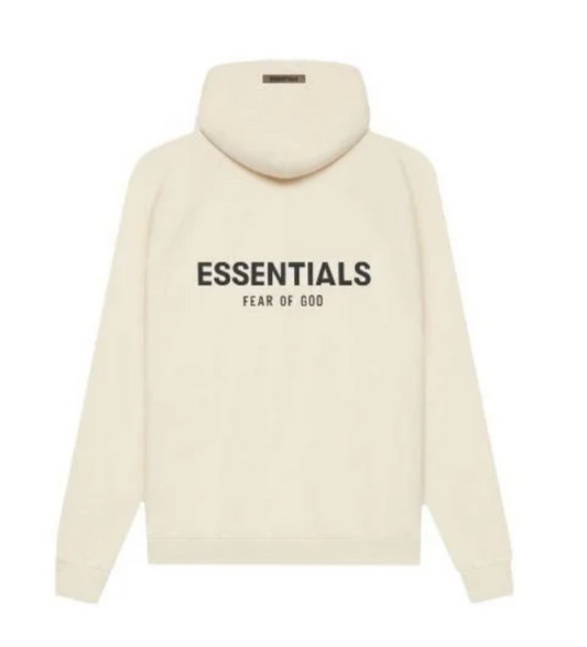 Fear of God Essentials Pull-Over Hoodie (SS21) Cream/Buttercream