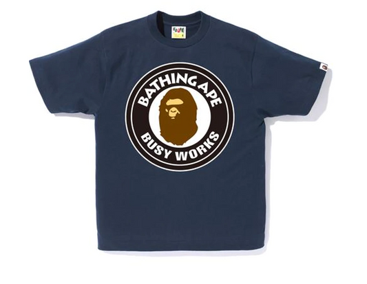 Bape - Busy Works Tee Tee Navy (Pre-Owned 9.5/10)