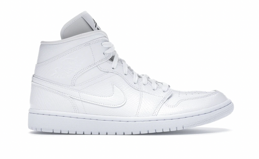 Jordan 1 Mid White Snakeskin (W)