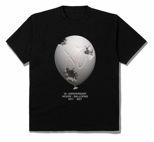 The Weeknd x Daniel Arsham House Of Balloons Eroded Balloon Tee Black
