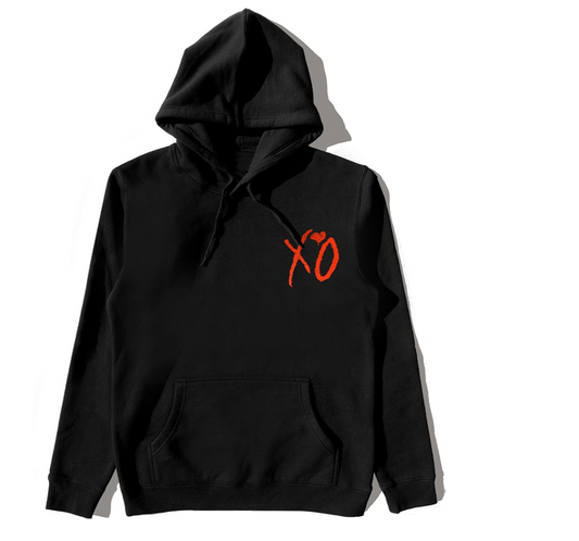 The Weeknd Blinding Lights Remix Portrait Pullover Hood Black