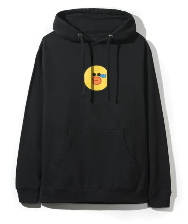 Anti Social Social Club x Line Friends Sally Duck Hoodie (Black)