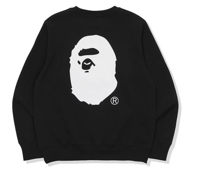 BAPE x Russell Crewneck Black