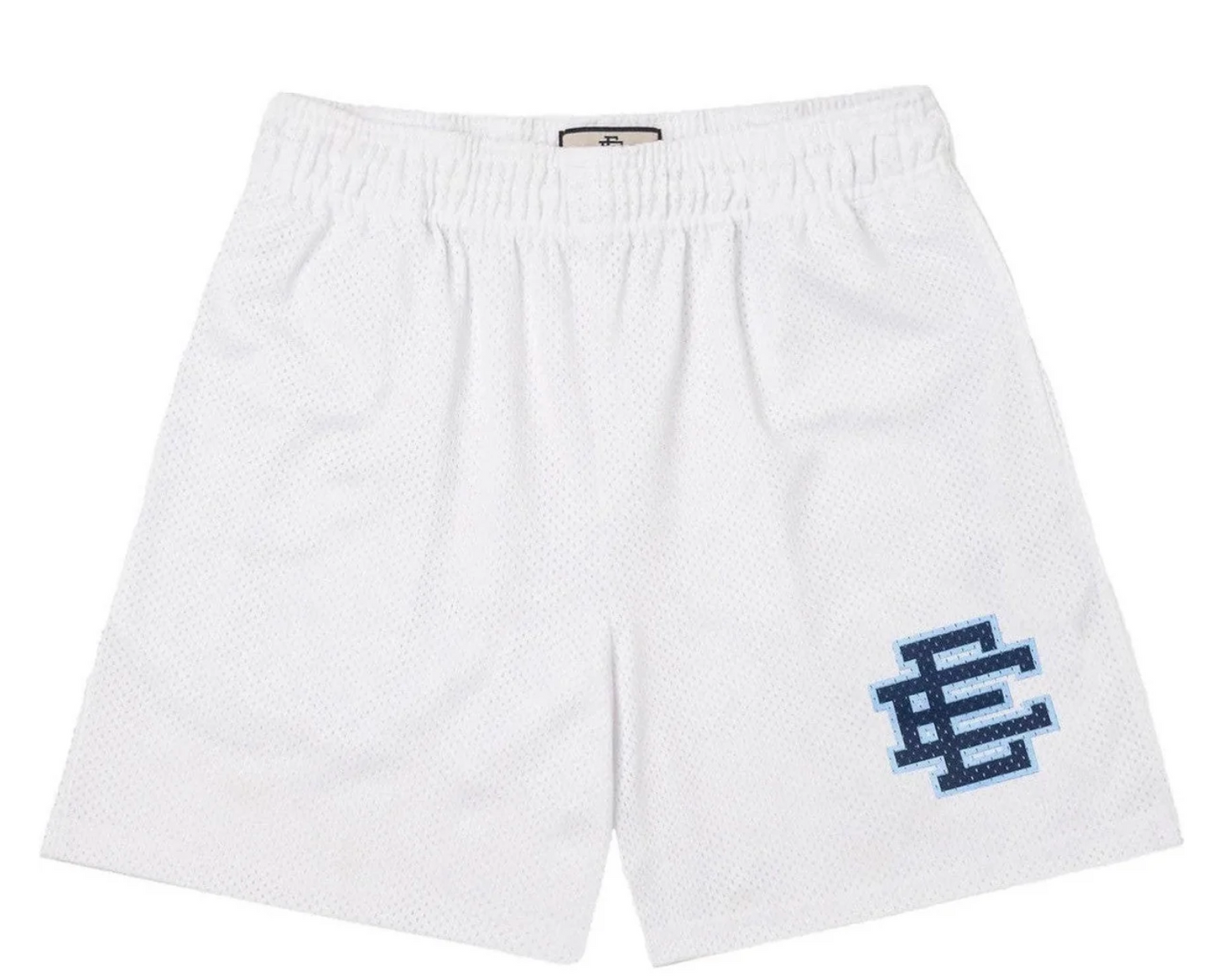 Eric Emanuel EE Basic Shorts White/Navy Blue