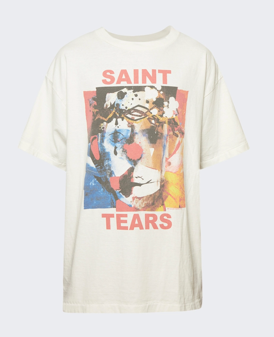 Saint Mxxxxxx X Denim Tears Clown Tee White