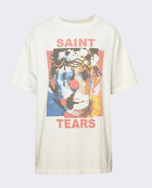 Saint Mxxxxxx X Denim Tears Clown Tee White