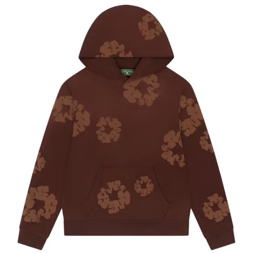 Denim Tears Mono Cotton Wreath Hoodie Brown