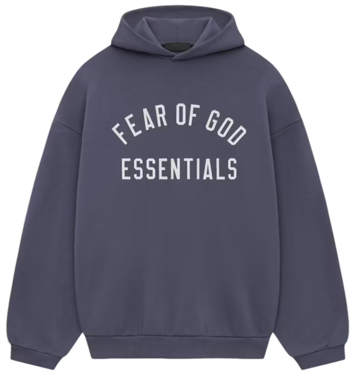 Fear of God Essentials Fleece Hoodie Marine
