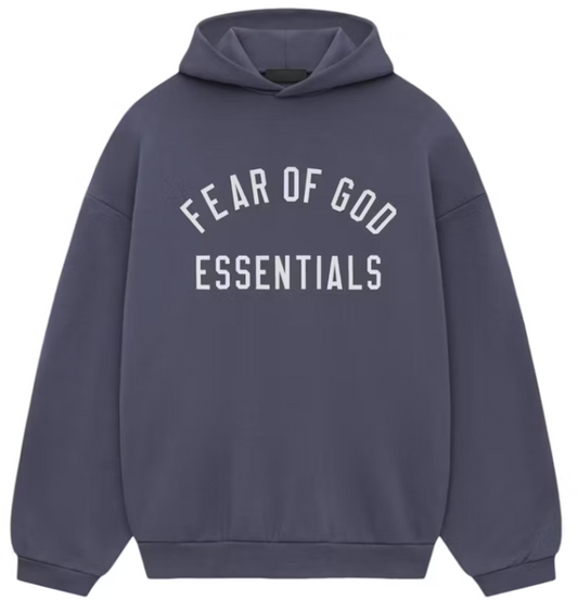 Fear of God Essentials Fleece Hoodie Marine