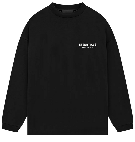 Fear of God Essentials Jersey Long-Sleeve Shirt 'Black'
