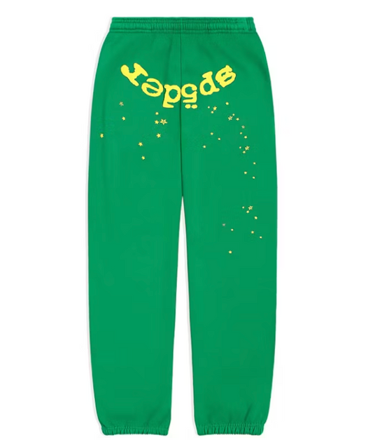Sp5der Star OG Web V2 Sweatpant Slime Green