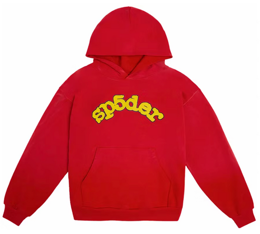 Sp5der OG Logo Hoodie Red